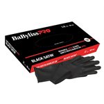 GANTS BLACK SATIN MEDIUM (5 PAIRES)