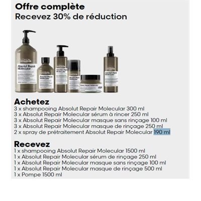 OFFRE DE LANCEMENT ABSOLUTE MOLECULAIRE COMPLETE